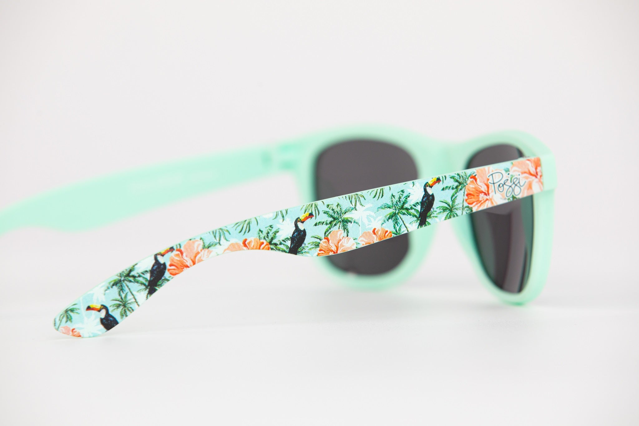 Sunglasses - Toucans and Hibiscus