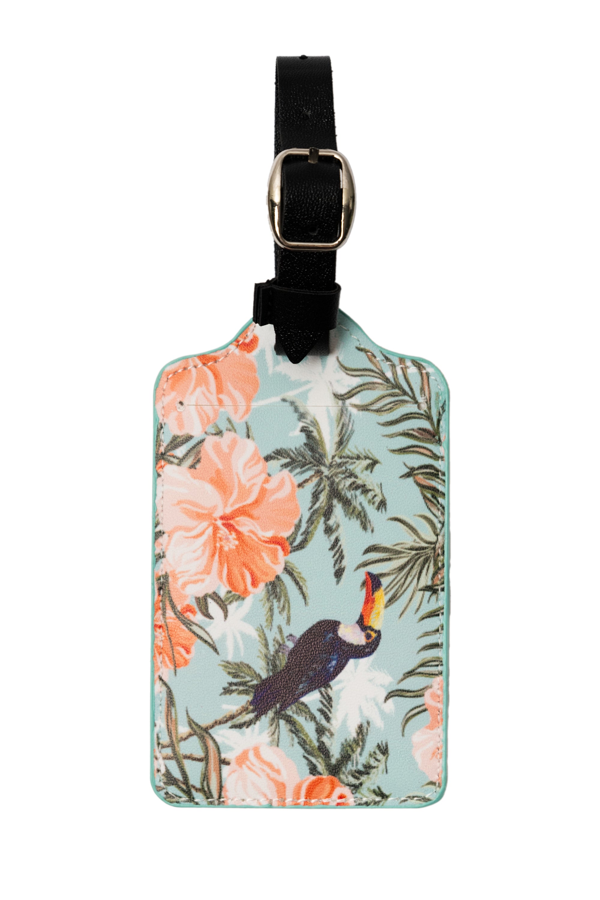 Luggage Tag - Toucan & Hibiscus