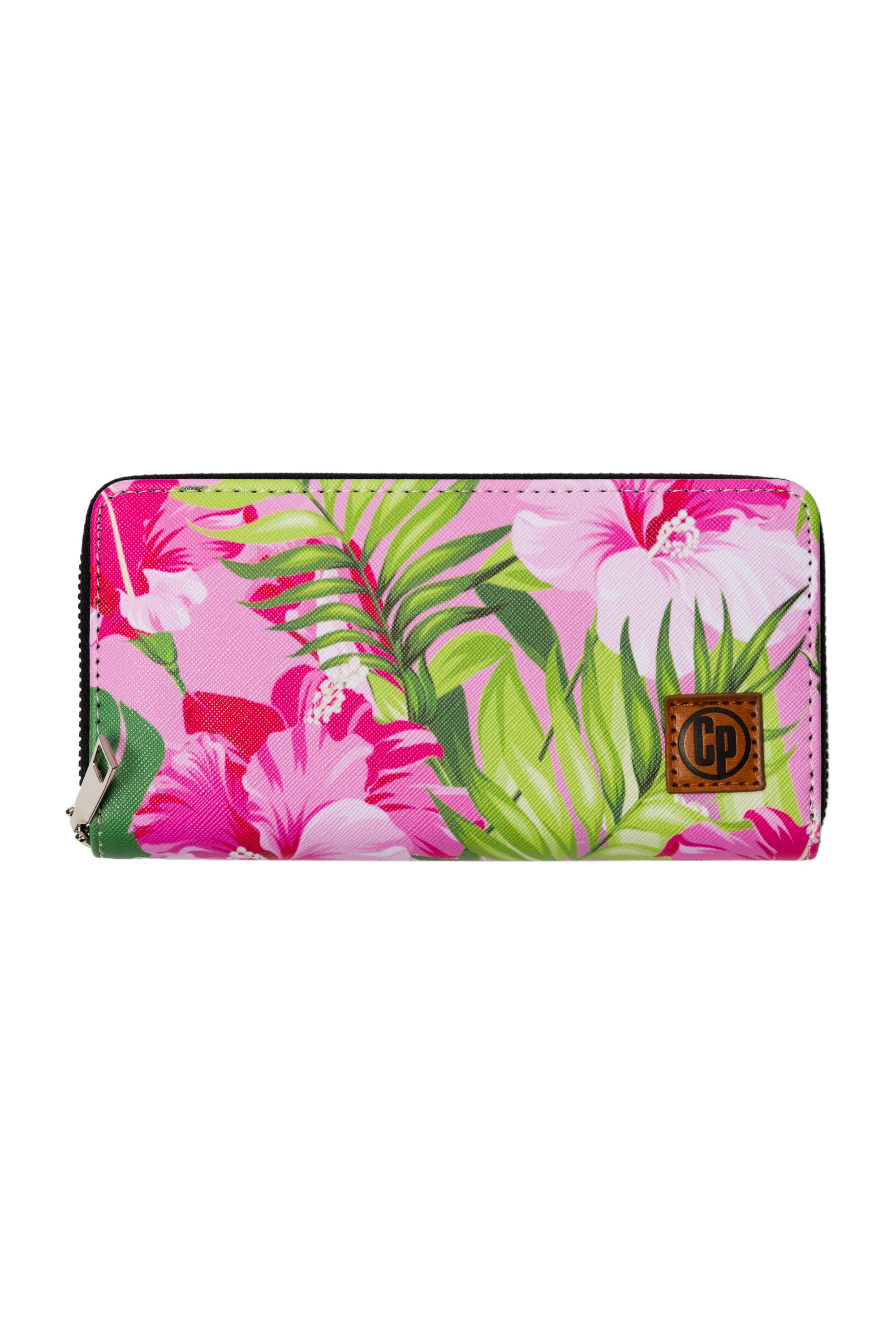Women's Wallet - Pink Hibiscus